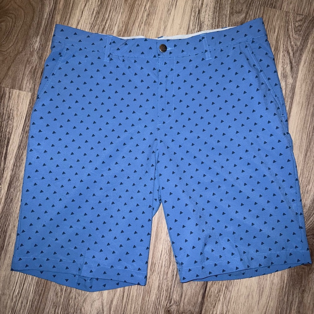 adidas Blue Triangle Print Men's Shorts